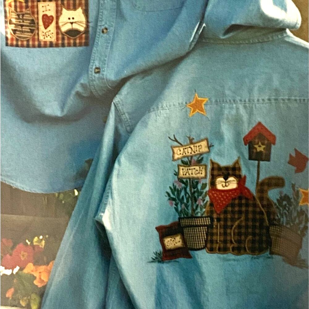 Mulberry Tree MT25 Pattern I Love Cats Vintage Unique Folkart Patchwork FarmCore